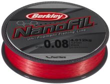 Berkley Vlasec Nanofil Red 270 m-Průměr 0,10 mm / Nosnost 5,732 kg