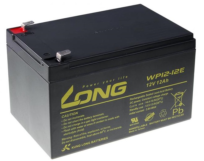 Long baterie 12v 12ah deepcycle agm f2