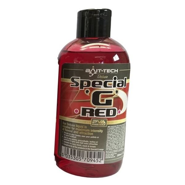 Bait-Tech Tekutý Posilovač Deluxe Special G Red 250 ml