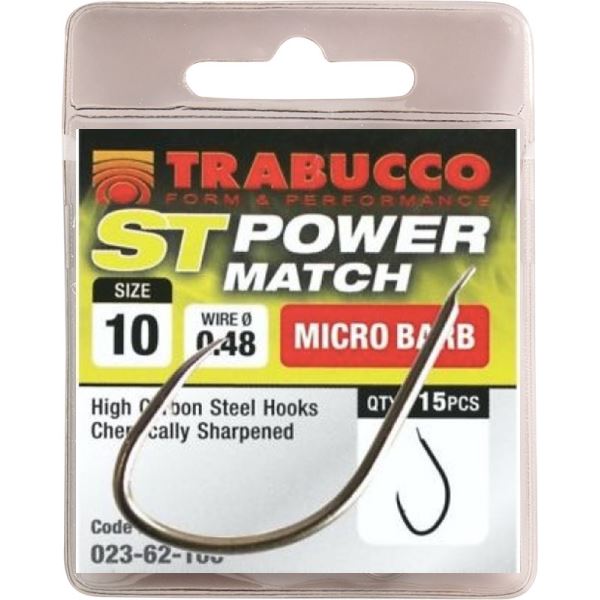 Trabucco Háčky ST Power Match 15 ks
