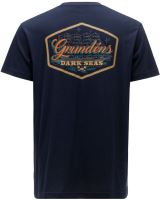 Grundéns Tričko Dark Seas X Grundens Watercraft SS T-Shirt Dark Navy