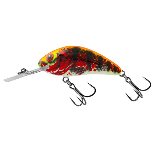 Salmo Wobler Rattlin Hornet Floating Holo Red Perch
