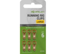 Korum Montáž Smokescreen Running Rig Clips (3)
