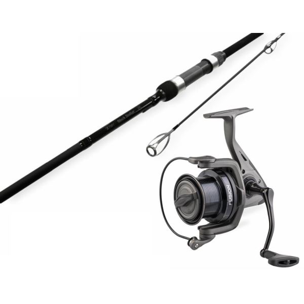 Zfish Combo Prut Black Stalker 3 m 3 lb + Naviják Fusion X 6000