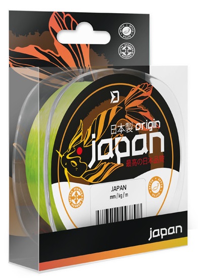 Delphin vlasec japan origin fluo žlutá - průměr 0,261 mm / nosnost 5,37 kg / návin 200 m