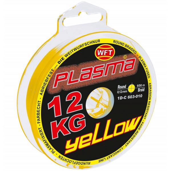 WFT Šňůra KG Plasma Round Žlutá 150 m