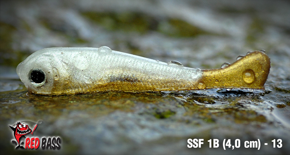 Levně Redbass gumová nástraha mikrosmáček ssf 1b 13 - 4 cm 0,6 g