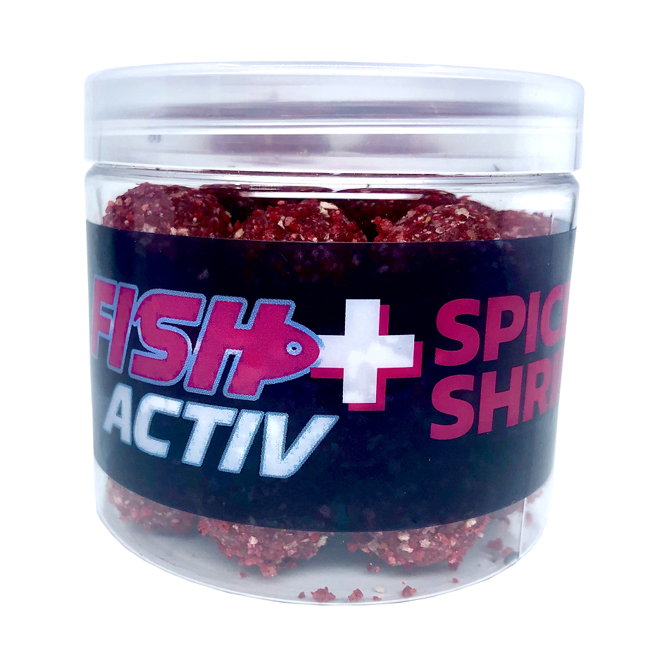 Levně Lk baits boilie fish activ plus spice shrimp 200 ml