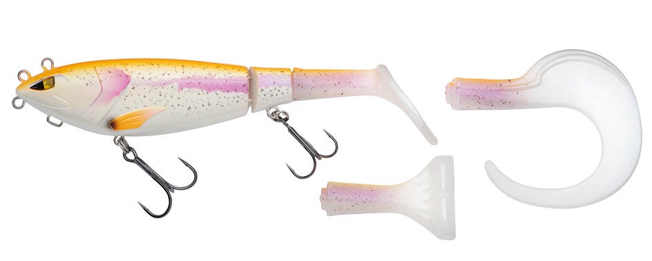 Levně Berkley wobler zilla tailswinger sinking albino trout - 14 cm 56 g