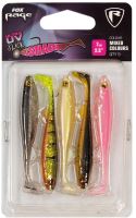Fox Rage Gumová Nástraha Slick Shad UV Mixed Colour Packs 5 ks-Délka 7 cm