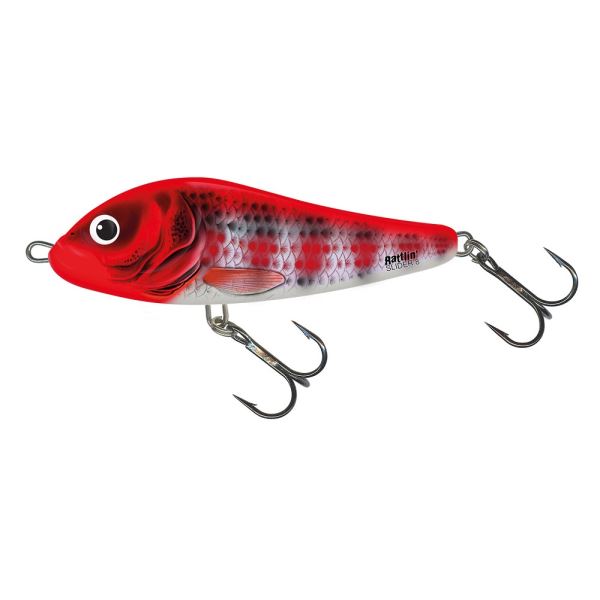 Salmo Wobler Rattlin' Slider Supernatural Holo Red Head Striper