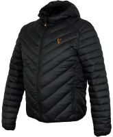 Fox Bunda Collection Quilted Jacket Black Orange-Velikost S