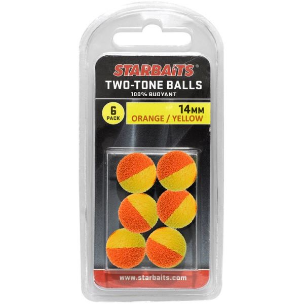 Starbaits Plovoucí Kuličky Two Tones Balls 6 ks