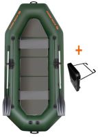 Kolibri Člun K-280 TP Zelený Pevná Podlaha + Držák Kolibri Člun K-280 TP Zelený Pevná Podlaha + Držák