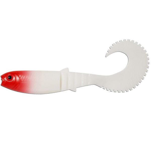 Savage Gear Gumová Nástraha Cannibal Curl Tail Bulk Redhead