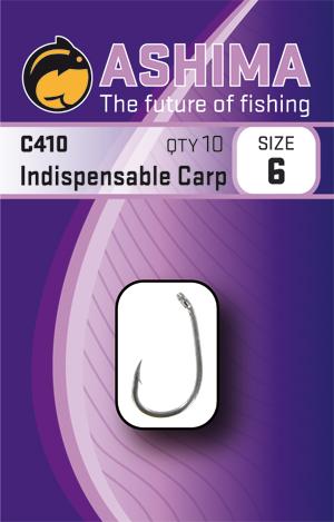 Ashima háčky c410 indispens.carp (10ks).-velikost 2