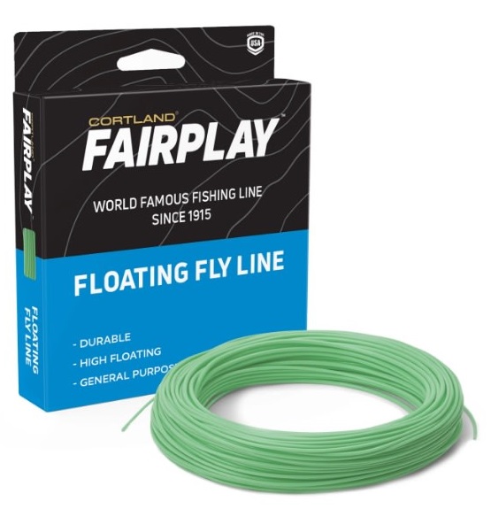 Levně Cortland muškařská šňůra fairplay floating blue green fresh salt 84 ft - wf5f