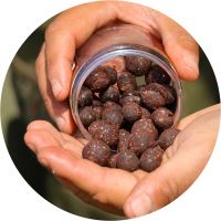 One More Cast Tvrzené Obalené Boilie Cured Hardened Hookbaits Paella 120 g 15 &amp; 18 mm