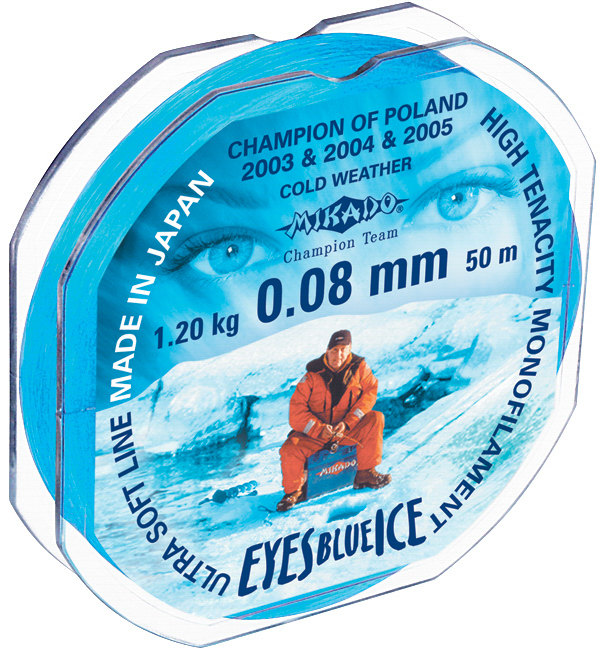Mikado vlasec eyes blue ice 25 m - 0,20 mm 5,4 kg