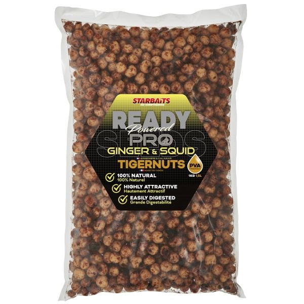 Starbaits Tygří Ořech Ready Seeds Pro Ginger Squid 1 kg