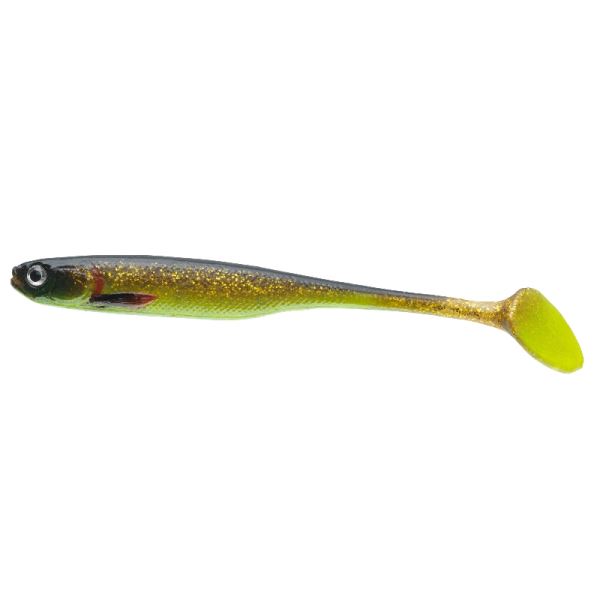 Cormoran Gumová Nástraha Crazy Fin Shad UV Chartreuse