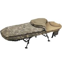 Nash Lehátko Se Spacákem MF60 Indulgence 5 Season Sleep System Compact + Vyhřívaná Vložka Heated Blanket + Přehoz Winter Shroud (1)