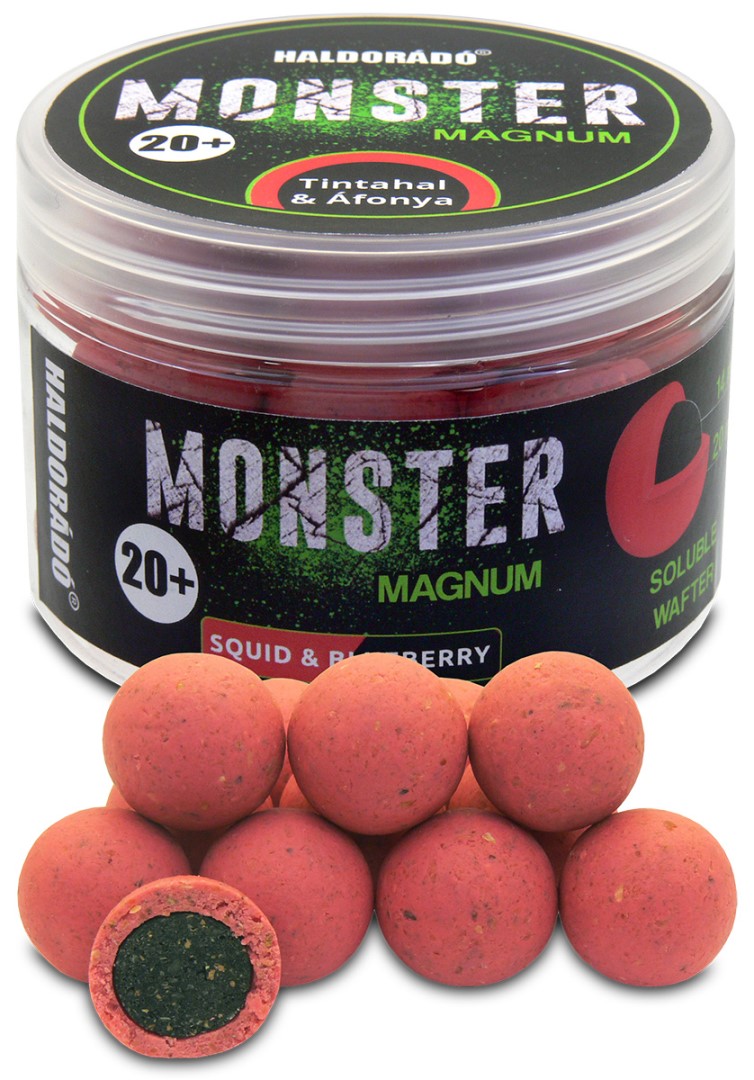 Haldorádó plovoucí boilie pop-up boilies monster magnum 80 g 20 mm - chobotnice borůvka