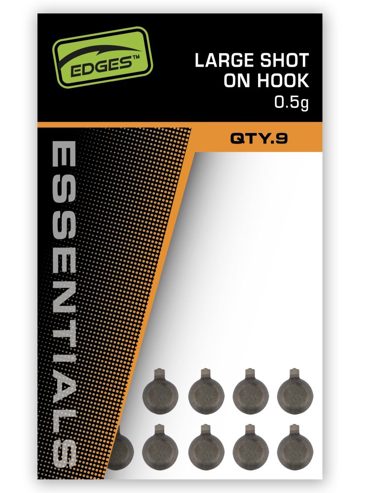 Fox zátěž na háček edges essentrials shot on the hook 9 ks - large 0,5 g