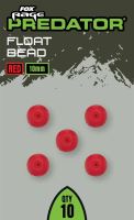 Fox Rage Predator Korálky Red Float Bead 10 ks 10mm (1)