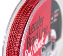 Hell-Cat Návazcová Šňůra Leader Braid Line Red Black 20 m (2)