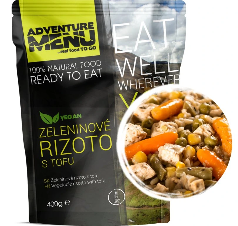 Levně Adventure menu zeleninové rizoto s tofu 400 g
