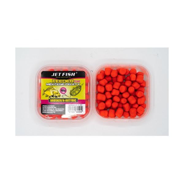 Jet Fish Fluo Měkčené Peletky 40 g