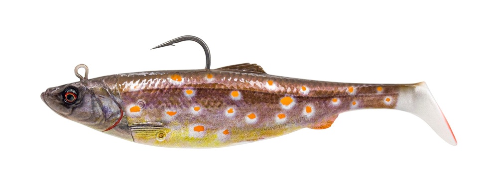 Levně Savage gear gumová nástraha 4d herring big shad sinking plaice 18 cm 112 g