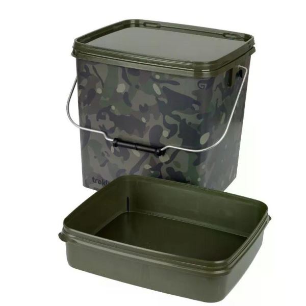 Trakker Kbelík Camo Square Container 13l