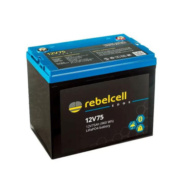 Rebelcell Baterie Edge Lifepo4 Battery 12 V 75 Ah