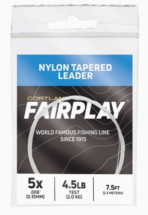 Levně Cortland návazec ujímaný fairplay leader clear 9ft - 2x 9 lb