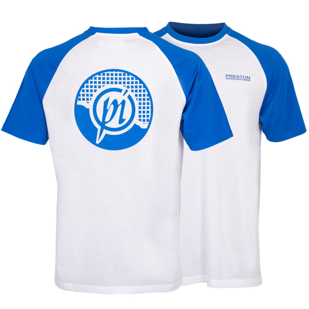 Preston innovations tričko lightweight white raglan t-shirt - l