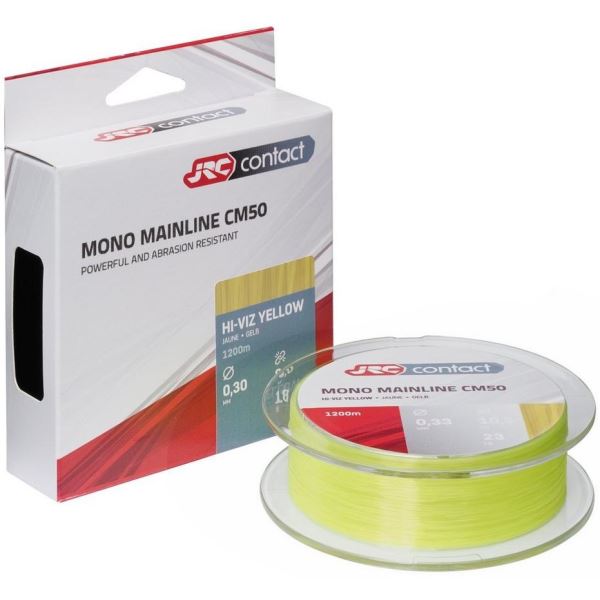 JRC Vlasec Contact CM50 Hi Viz Yellow 600 m - 0,37 mm 13,5 kg