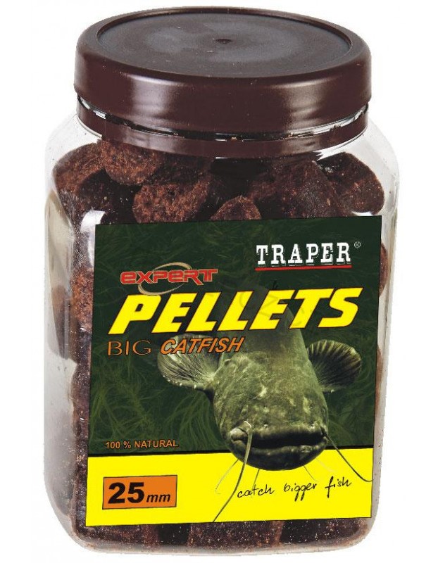 Levně Traper sumčí pelety expert catfish - 24 mm 600 g