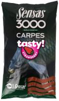 Sensas Krmení Carp Tasty 3000 1 kg - Strawberry
