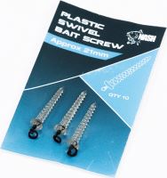 Nash Držák Nástrahy Plastic Swivel Bait Screw Nash Držák Nástrahy Plastic Swivel Bait Screw