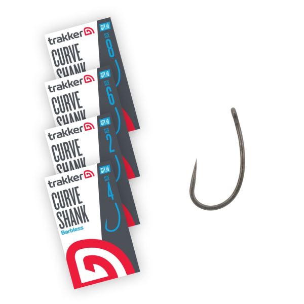 Trakker Háčky Curve Shank Hooks Barbless