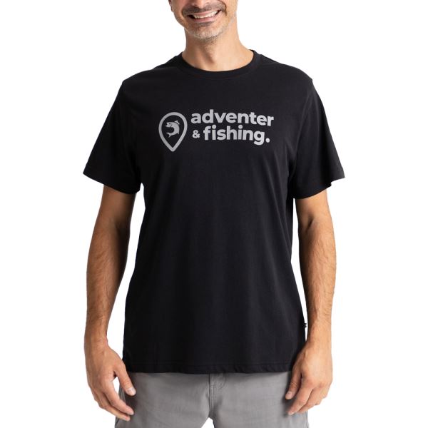 Adventer & Fishing Tričko Black