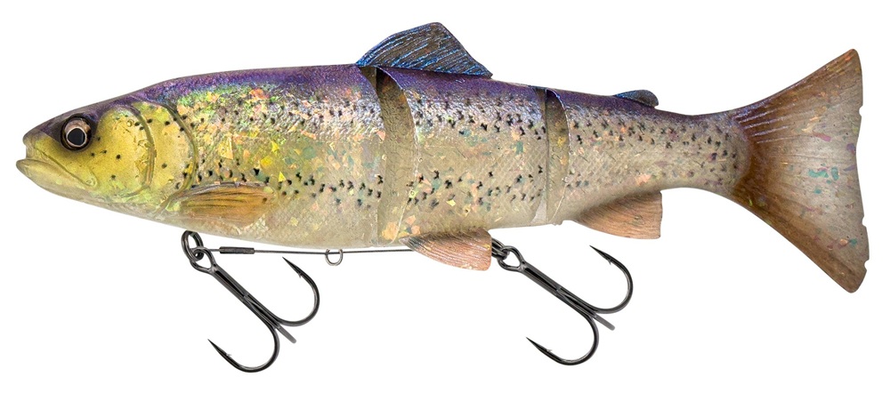 Levně Savage gear gumová nástraha 3d line thru trout clear blue trout - 25 cm 180 g
