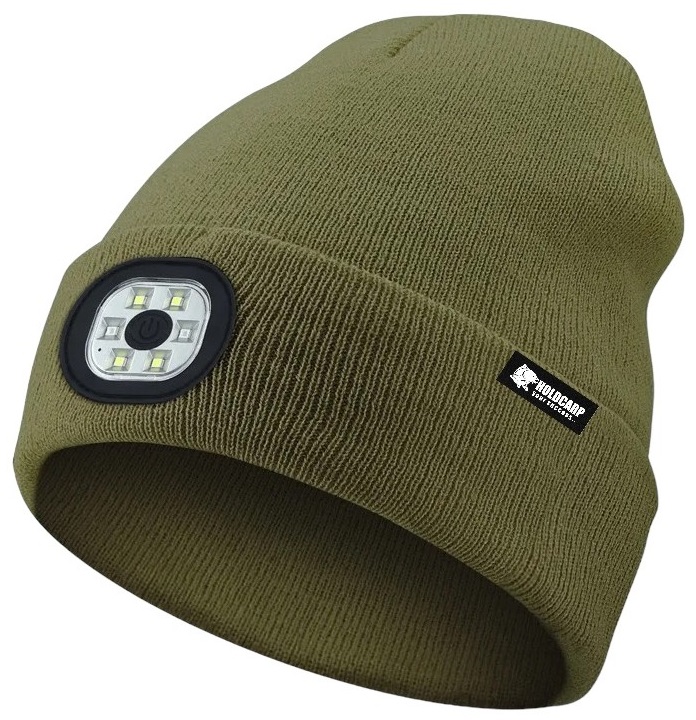 Levně Holdcarp čepice led light beanie green