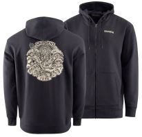 Grundéns Mikina Aegir FZ Hoodie Black - XL