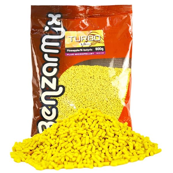 Benzar Mix Pelety Fluo Turbo Pellet 800 g 1,6 mm