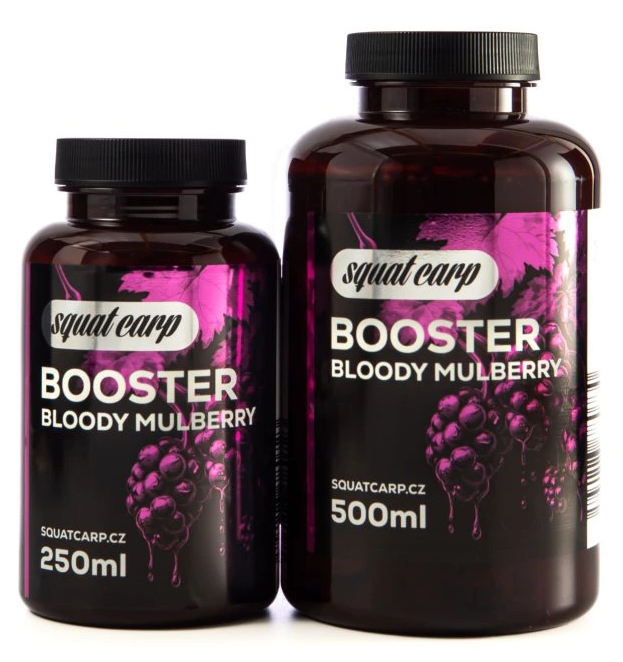 Levně Squat carp booster bloody mulberry - 250 ml