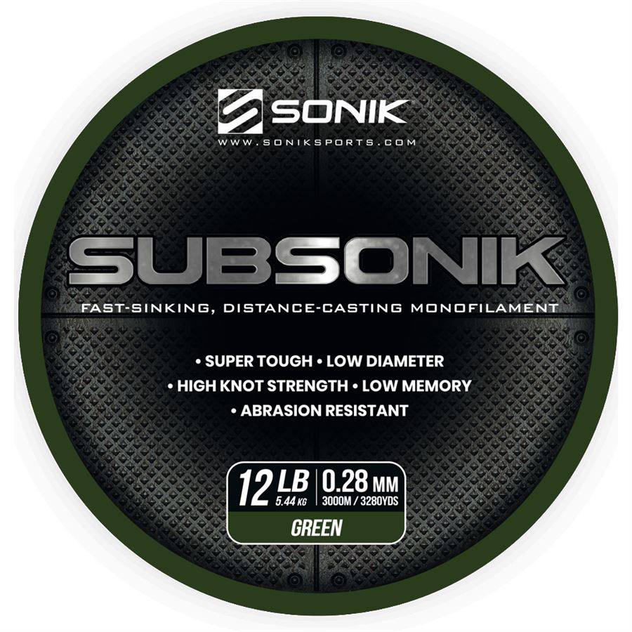 Sonik vlasec subsonik green 3000 m - 0,41 mm 11,33 kg