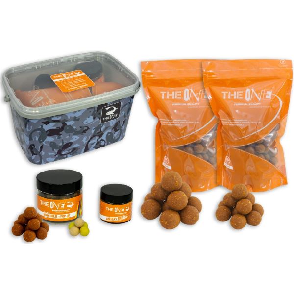 The One Boilie Starter Kit Gold Scopex,Karamel